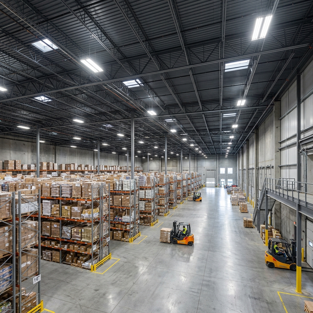 Industrial Factory Floor Lighting
